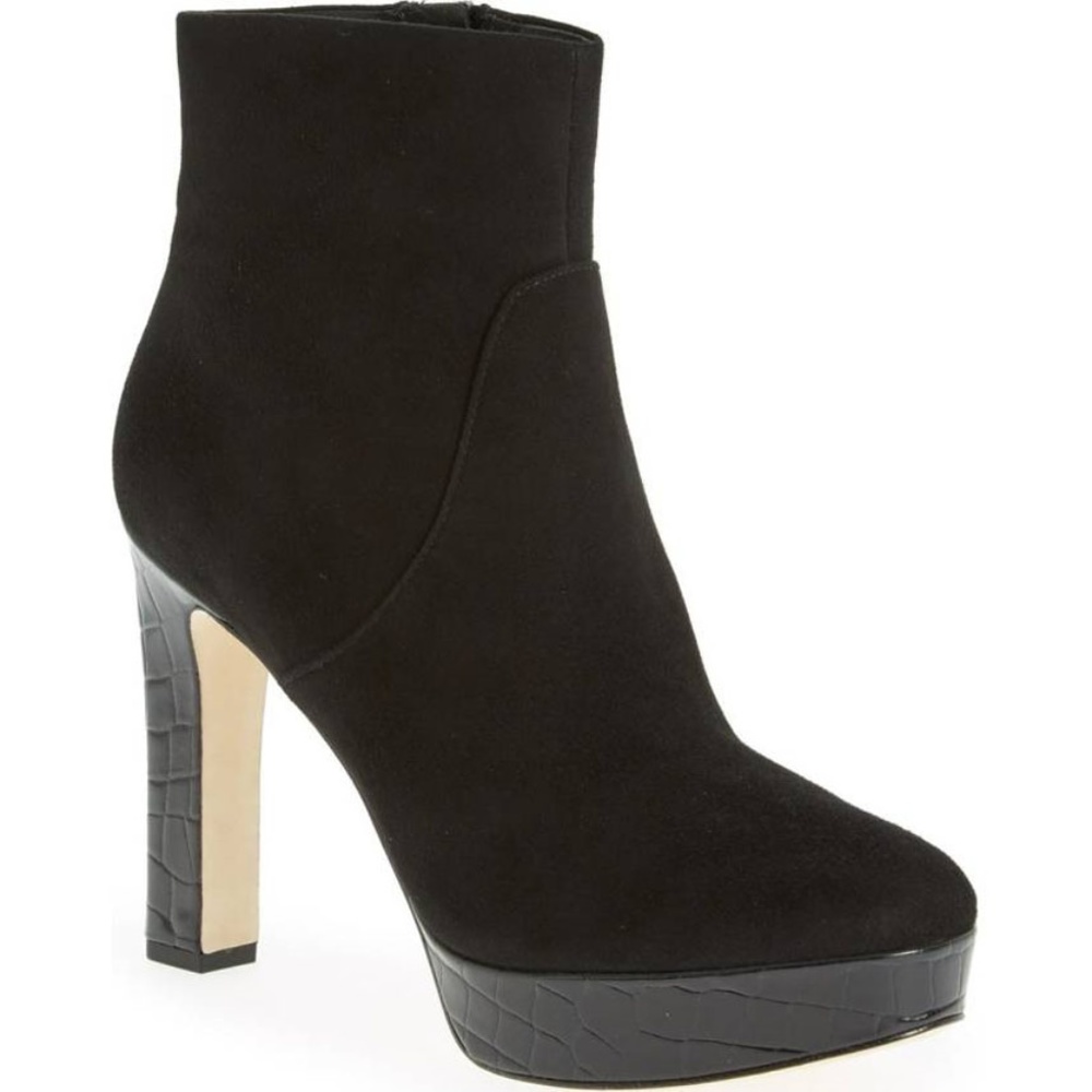 NEW Via Spiga Reka Suede Platform Ankle Boot